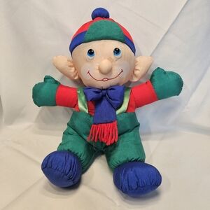 Tb Trading Co Christmas Elf Plush Nylon Puffy Style Bright Colors
